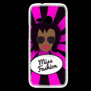 Coque HTC One Mini 2 Miss Fashion Black