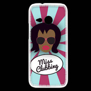 Coque HTC One Mini 2 Miss Clubbing Black