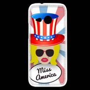 Coque HTC One Mini 2 Miss USA Blonde