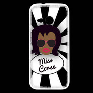 Coque HTC One Mini 2 Miss Corse Black