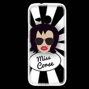 Coque HTC One Mini 2 Miss Corse Brune