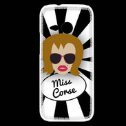 Coque HTC One Mini 2 Miss Corse Rousse