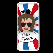 Coque HTC One Mini 2 Miss France Chatain