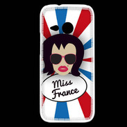 Coque HTC One Mini 2 Miss France Brune