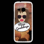 Coque HTC One Mini 2 Miss Guadeloupe Chatain