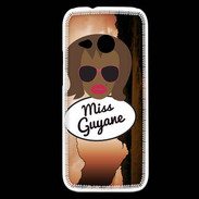 Coque HTC One Mini 2 Miss Guyane Black