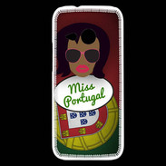 Coque HTC One Mini 2 Miss Portugal Black