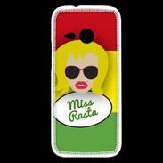Coque HTC One Mini 2 Miss Rasta Blonde