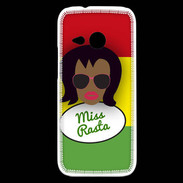 Coque HTC One Mini 2 Miss Rasta Black