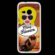 Coque HTC One Mini 2 Miss Réunion Blonde