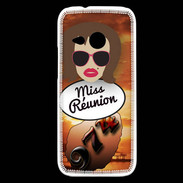 Coque HTC One Mini 2 Miss Réunion Chatain
