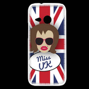 Coque HTC One Mini 2 Miss UK Chatain