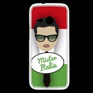 Coque HTC One Mini 2 Mister Italie Brun