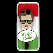 Coque HTC One Mini 2 Mister Italie Chatain