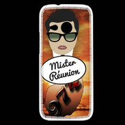 Coque HTC One Mini 2 Mister Réunion Brun