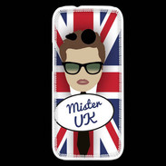 Coque HTC One Mini 2 Mister UK Chatain