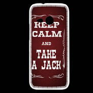 Coque HTC One Mini 2 Keep Calm and Take Jack Rouge