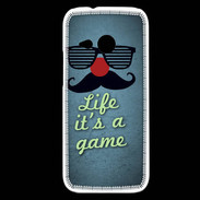 Coque HTC One Mini 2 Life It's a game ZG