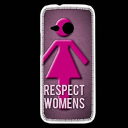 Coque HTC One Mini 2 Respect Women ZG