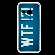 Coque HTC One Mini 2 WTF bleu ZG