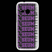 Coque HTC One Mini 2 L'seum violet