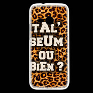 Coque HTC One Mini 2 Ta l'seum ou bien Léopard