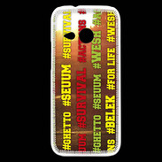 Coque HTC One Mini 2 Wesh Vert Jaune Sun