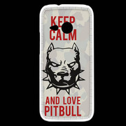 Coque HTC One Mini 2 Keep calm pitbull 1 ZG