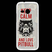 Coque HTC One Mini 2 Keep calm pitbull 2 ZG
