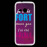 Coque HTC One Mini 2 Fort et faible ZG