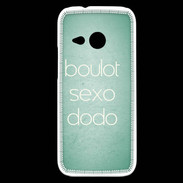 Coque HTC One Mini 2 Boulot Sexo Dodo Vert ZG