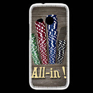 Coque HTC One Mini 2 Poker all in
