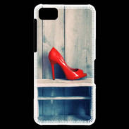 Coque Blackberry Z10 Escarpin rouge
