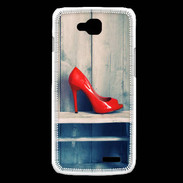 Coque LG L90 Escarpin rouge