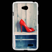 Coque LG L70 Escarpin rouge