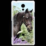 Coque Sony Xperia T Cheval et nature 75