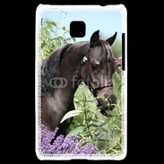 Coque LG Optimus L3 II Cheval et nature 75