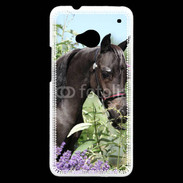 Coque HTC One Cheval et nature 75