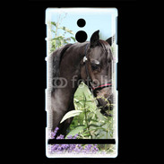 Coque Sony Xperia P Cheval et nature 75