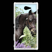 Coque Sony Xperia M2 Cheval et nature 75