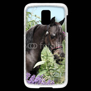 Coque Samsung Galaxy S5 Mini Cheval et nature 75
