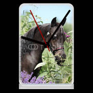 Pendule de bureau Cheval et nature 75