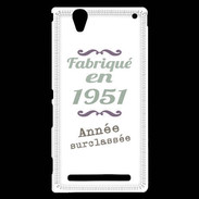 Coque Sony Xperia T2 Ultra Fabriqué en 1951 ZG