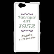 Coque Sony Xperia Z1 Compact Fabriqué en 1952 ZG