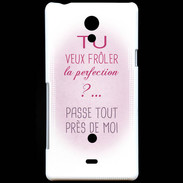 Coque Sony Xperia T Perfection au féminin ZG
