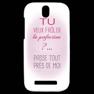 Coque HTC One SV Perfection au féminin ZG