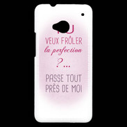 Coque HTC One Perfection au féminin ZG
