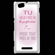 Coque Sony Xperia M Perfection au féminin ZG