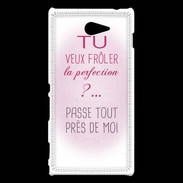Coque Sony Xperia M2 Perfection au féminin ZG