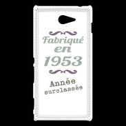 Coque Sony Xperia M2 Fabriqué en 1953 ZG